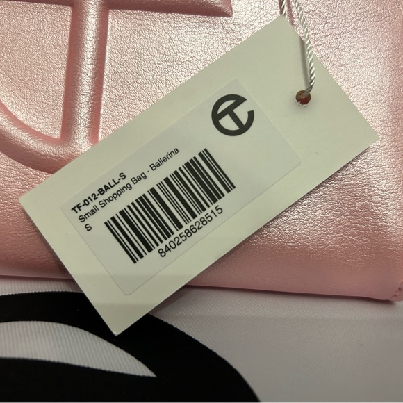 TELFAR Small Shopping Bag in Ballerina Pink - Picture 3 of 6